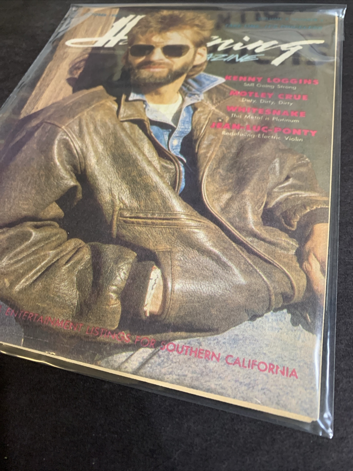 1987 Happening Magazine * Kenny Loggins * MOTLEY CRUE * OCT White Snake #RD-67
