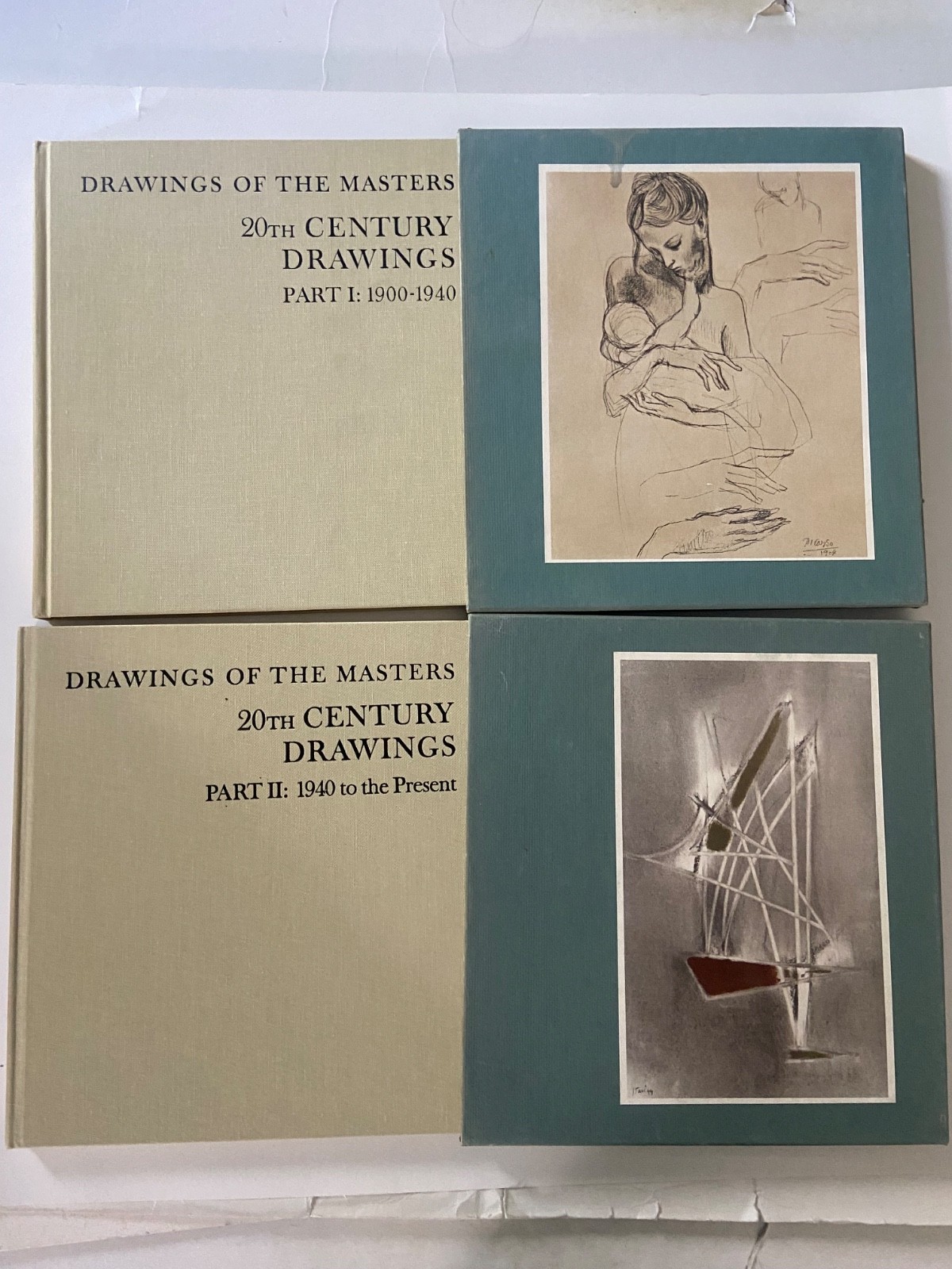 Drawings of the Masters Complete Set of 12 Hardcover Books in Slipcases 1960’s