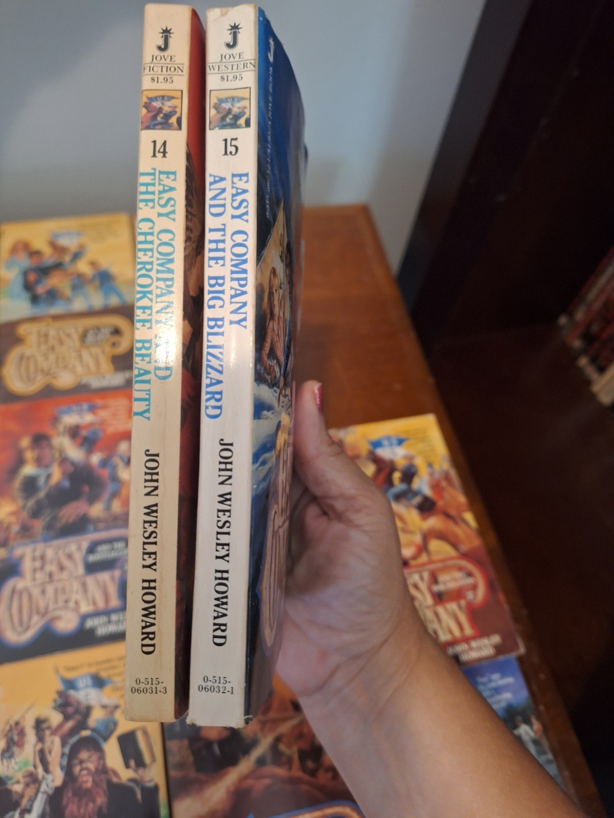 Lot of 28 Easy Company Western Paperback Books John Wesley Howard Jove Edition