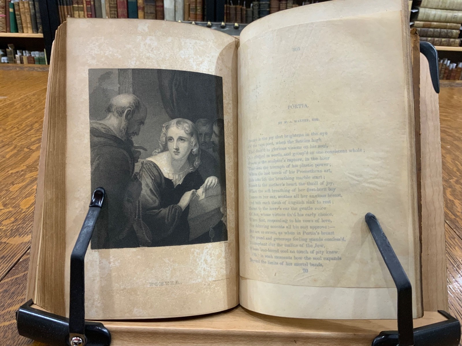 The Gift for 1842 Gift Book 1st Appearance Printing Eleanora by Edgar Allan Poe