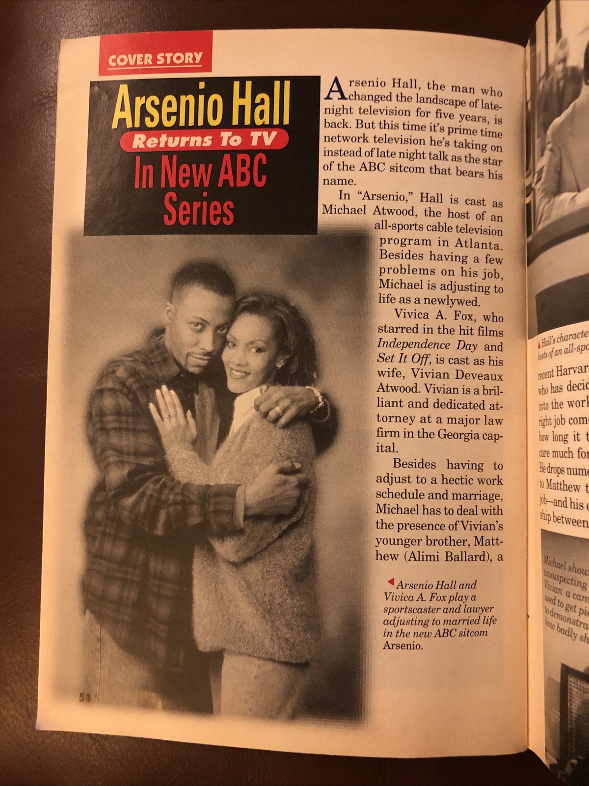Vivica A Fox 1997, 1998 JET Magazine Lot of 3 Arsenio Hall / Batman & Robin