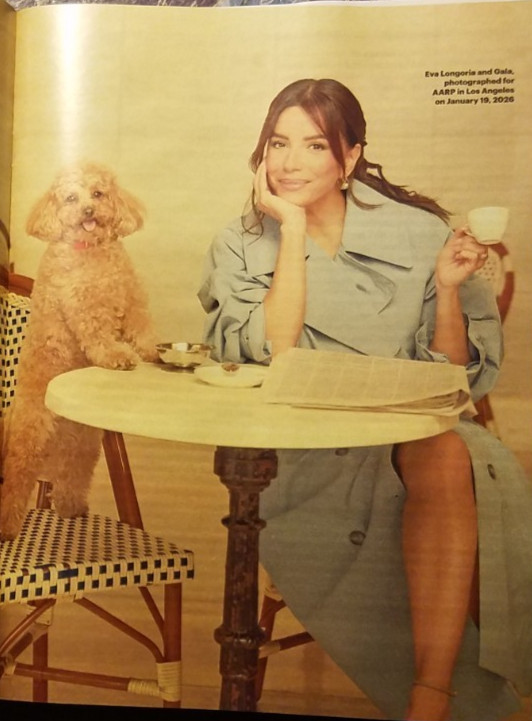 EVA LONGORIA 2026 AARP Magazine April/May Property Brothers Arsenio Hall