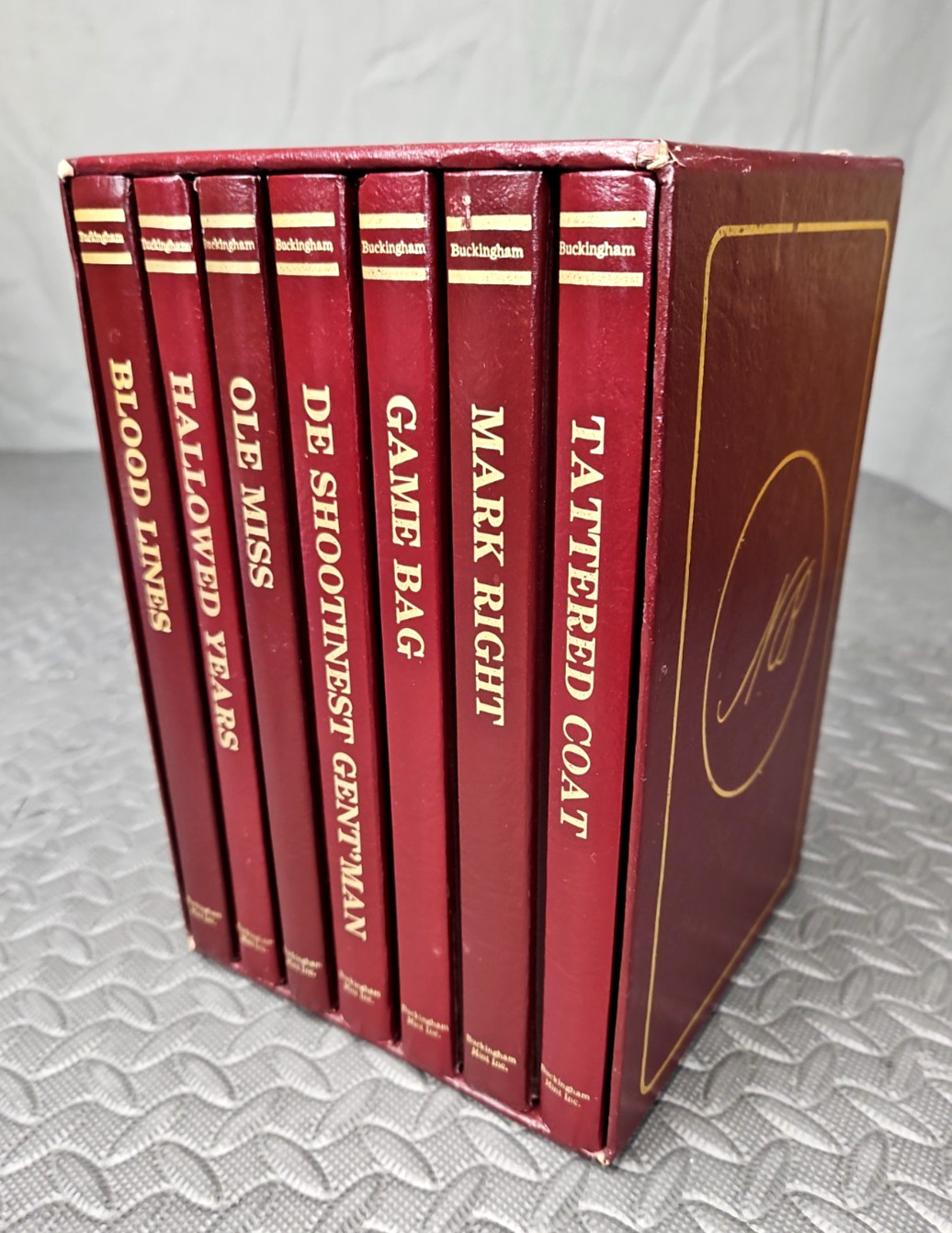 Nash Buckingham 7 Volume Set Limited Edition #726/5,000 Slipcase, 1986 Printing
