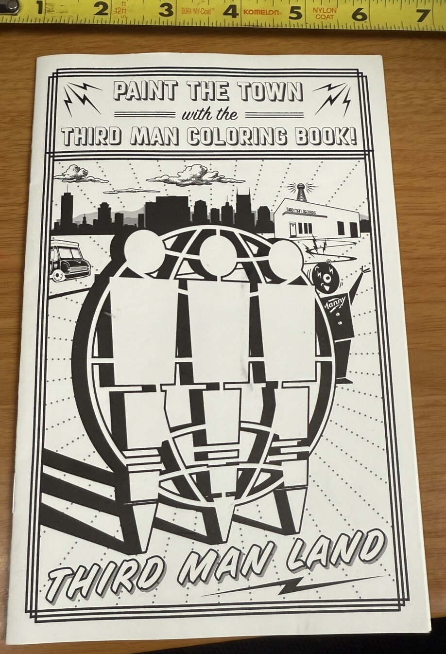 Very Rare Child’s Third Man Records Coloring Book. Jack White