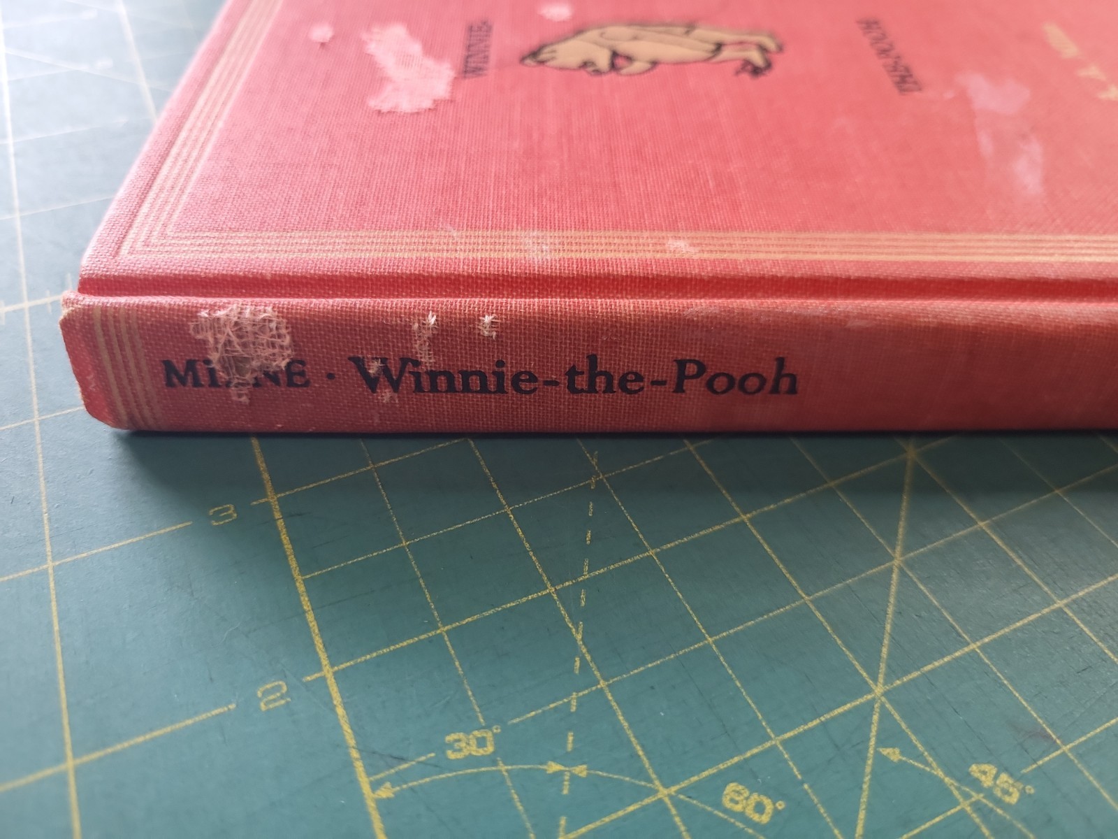 Winnie-the-Pooh by A.A. Milne 1961 E.P. Dutton Vintage Red Hardcover Illustrated