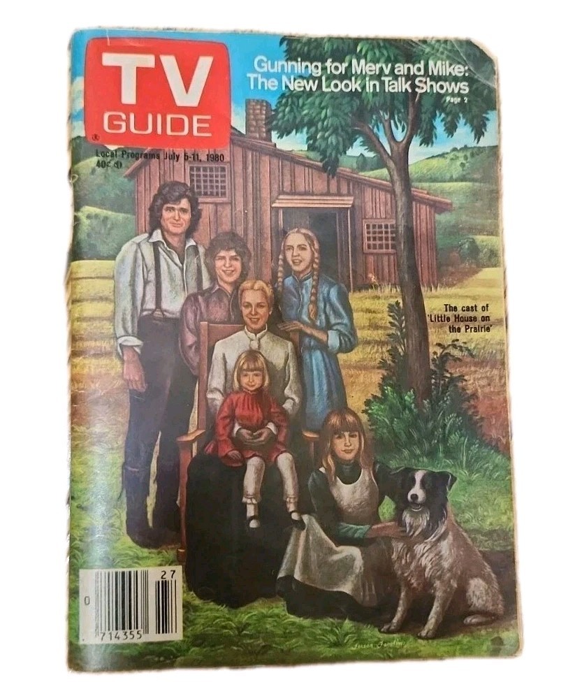 NEWSSTAND TV GUIDE Michael Landon & Little House L.A. & Atlanta No Labels ’80s