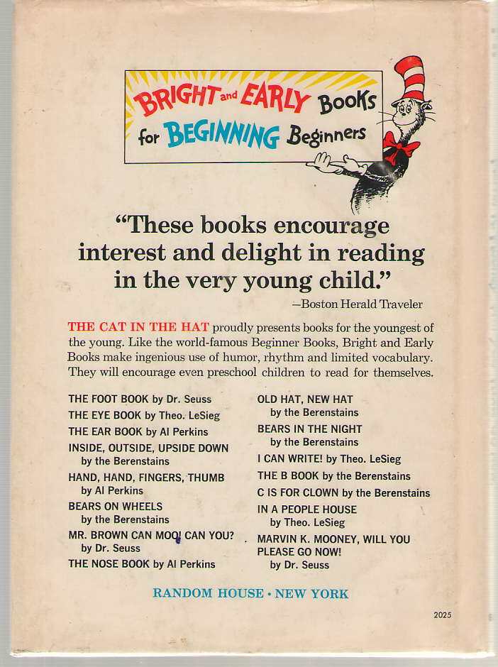 Dr. Seuss – Marvin K. Mooney Will You Please Go Now – First Edition Anomaly?