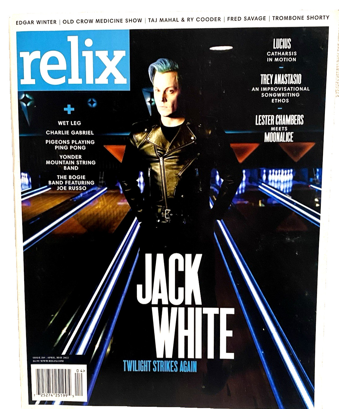 Relix Music Magazine JACK WHITE April/May 2022 w/ CD *NEW*