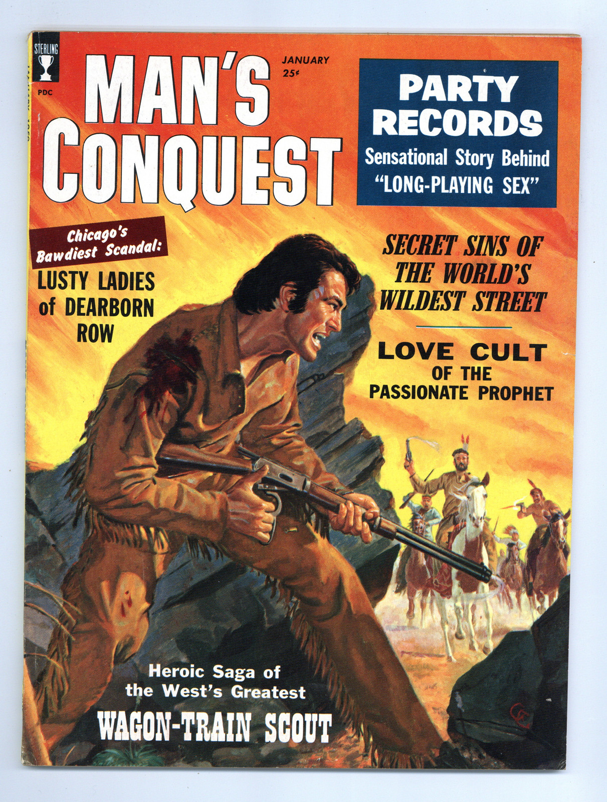 Man’s Conquest Magazine Vol. 4 #6 VF+ 8.5 1959