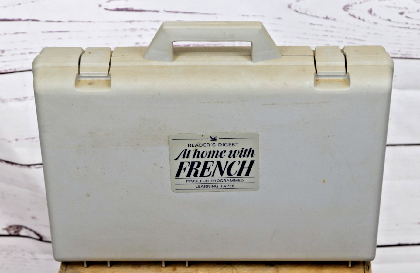 Reader’s Digest At Home With French Learning Tapes 16 x Cassettes Book & Case.