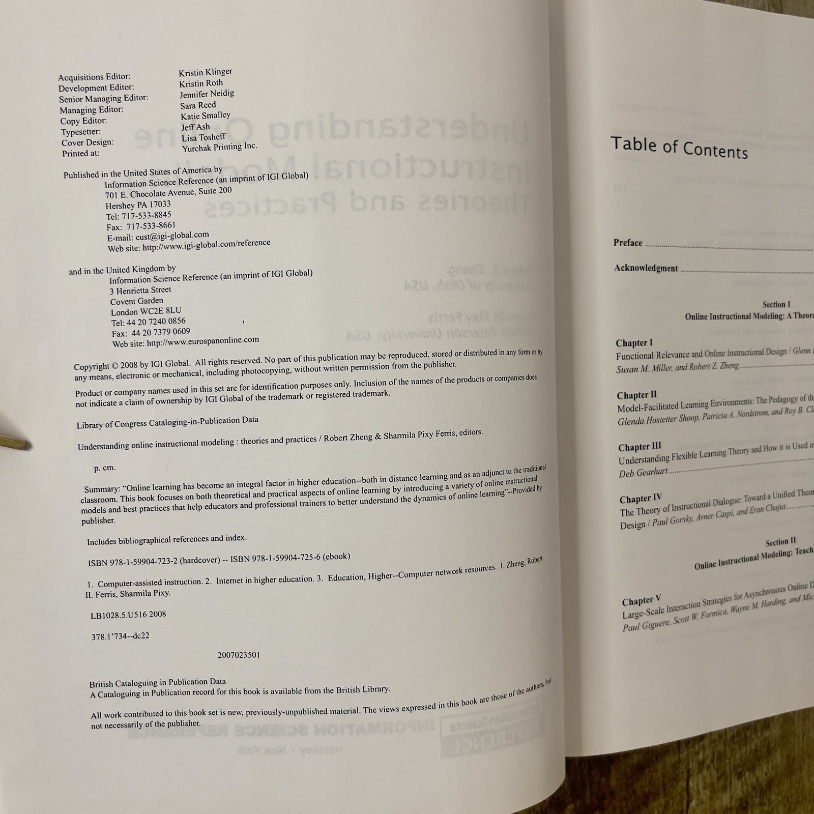 Understanding Online Instructional Modeling Theories & Practices 2008 Notations