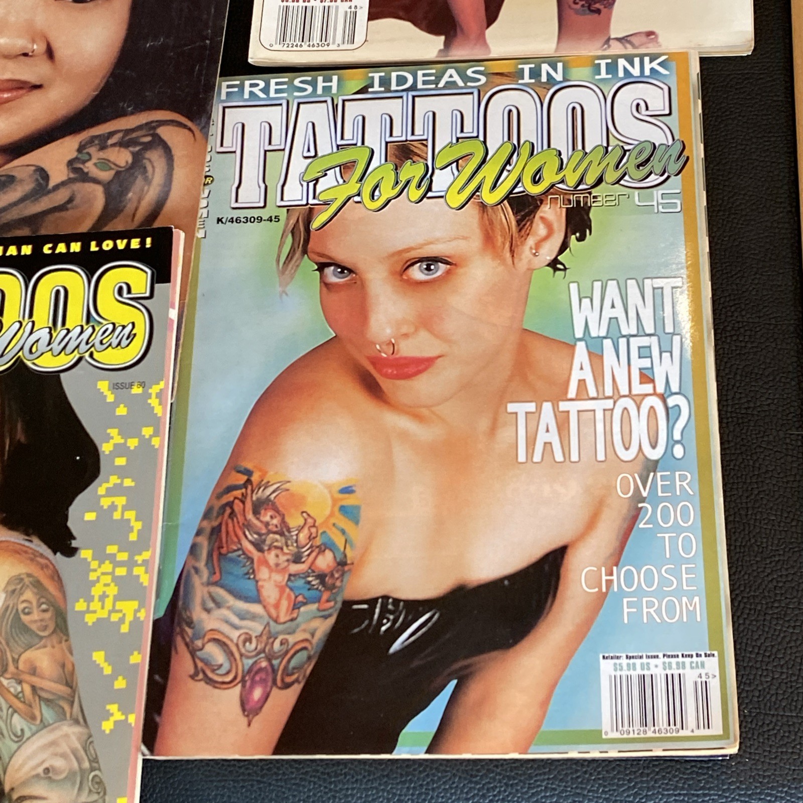 TATTOOS FOR WOMEN MAGAZINE Lot 10 1997 1999 2000 2001 2002 2003 Ink Design Ideas