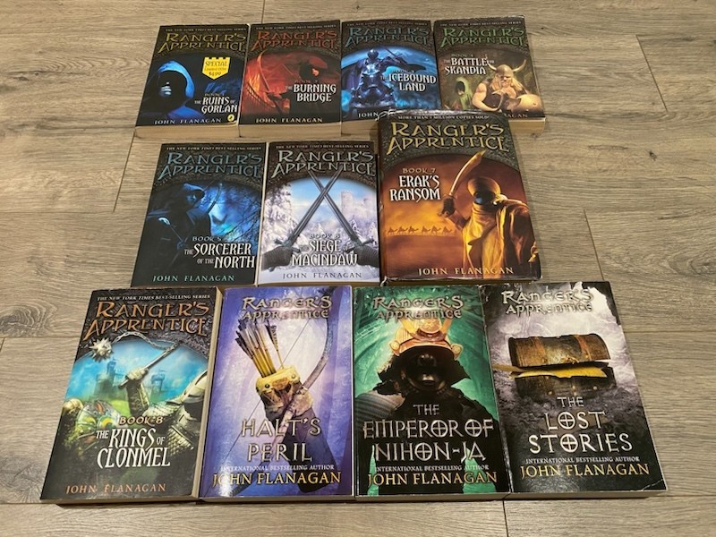 THE RANGER’S APPRENTICE by John Flanagan 1, 2, 3, 4, 5, 6, 7, 8,9,10 & 11