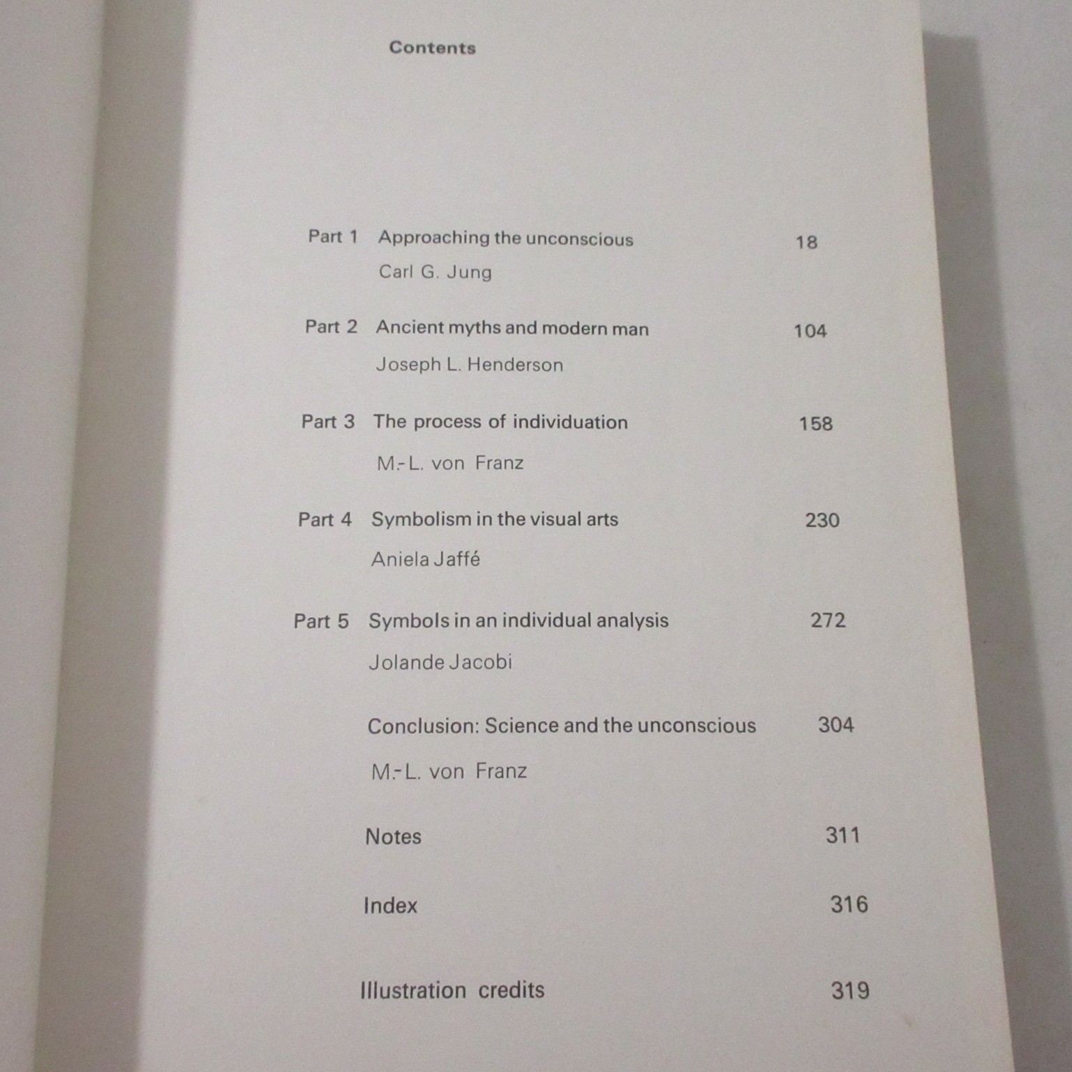 Man and His Symbols Carl G. Jung Hardcover 1964 First Edition Psychology Spirit