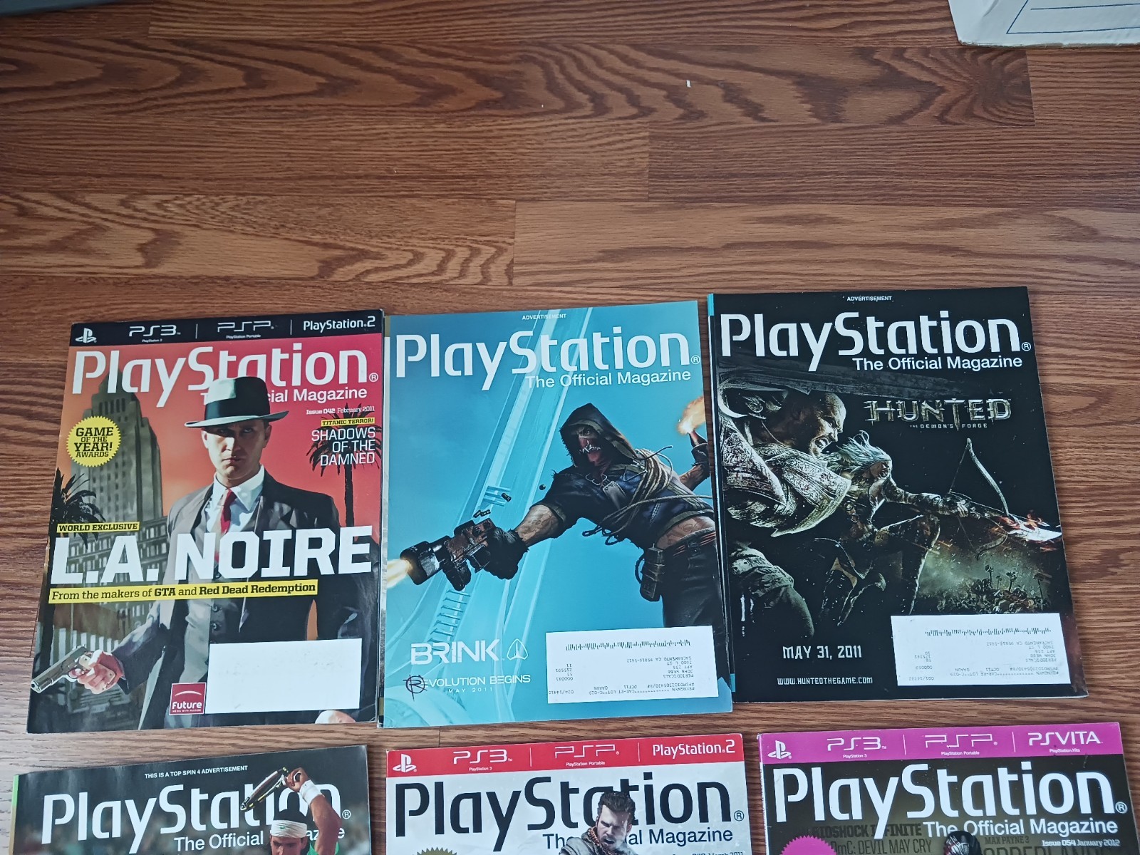 PlayStation Official Magazine Lot 7 Issues 2011 2012 Far Cry 3 LA Noire Killzone