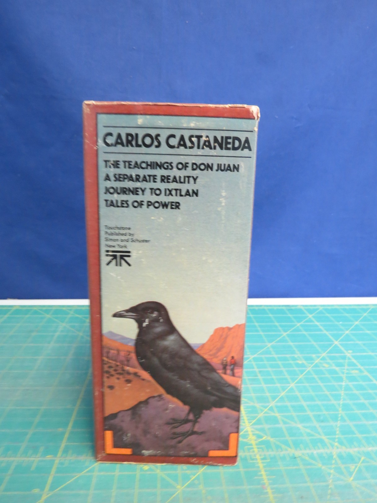 Carlos Castaneda 4 Book Box Set Vintage Trade Paperback with Slipcase 8″ x 5.5″+