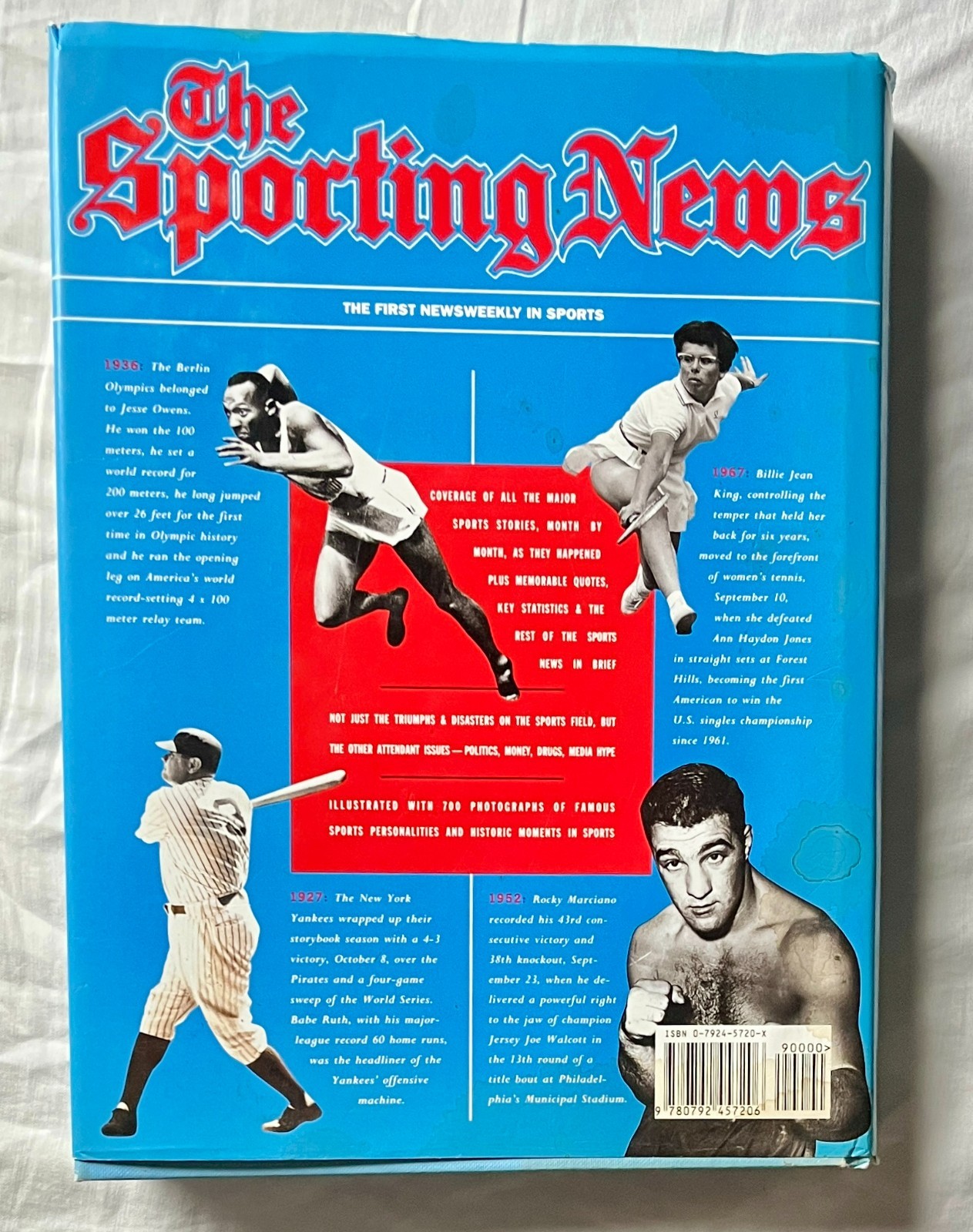Sporting News Chronicle of 20th Century Sport by Ron Smith Coffee Table Book