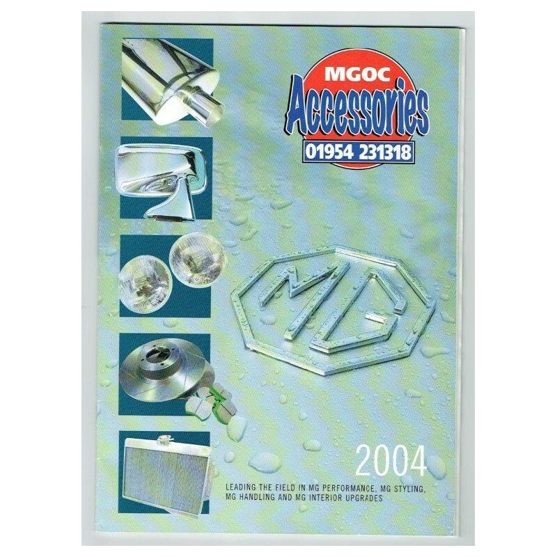 MGOC Accessories Magazine 2004 mbox497 MG Interior Upgrades