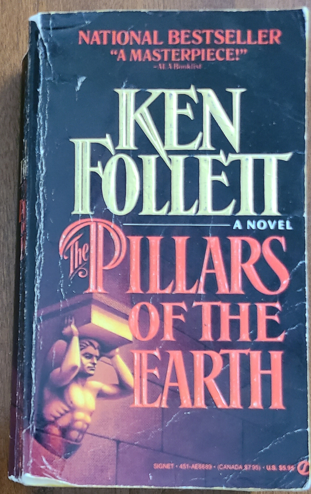 THE PILLARS OF THE EARTH by Ken Follett (Paperback 1990) Kingsbridge book 1