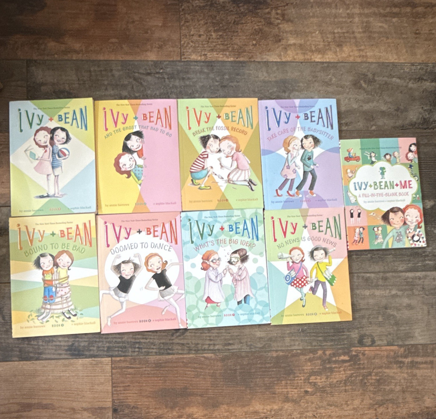 Ivy and Bean Series by Annie Barrows Paperback 9-Book Lot Illustrated Ages 4-12
