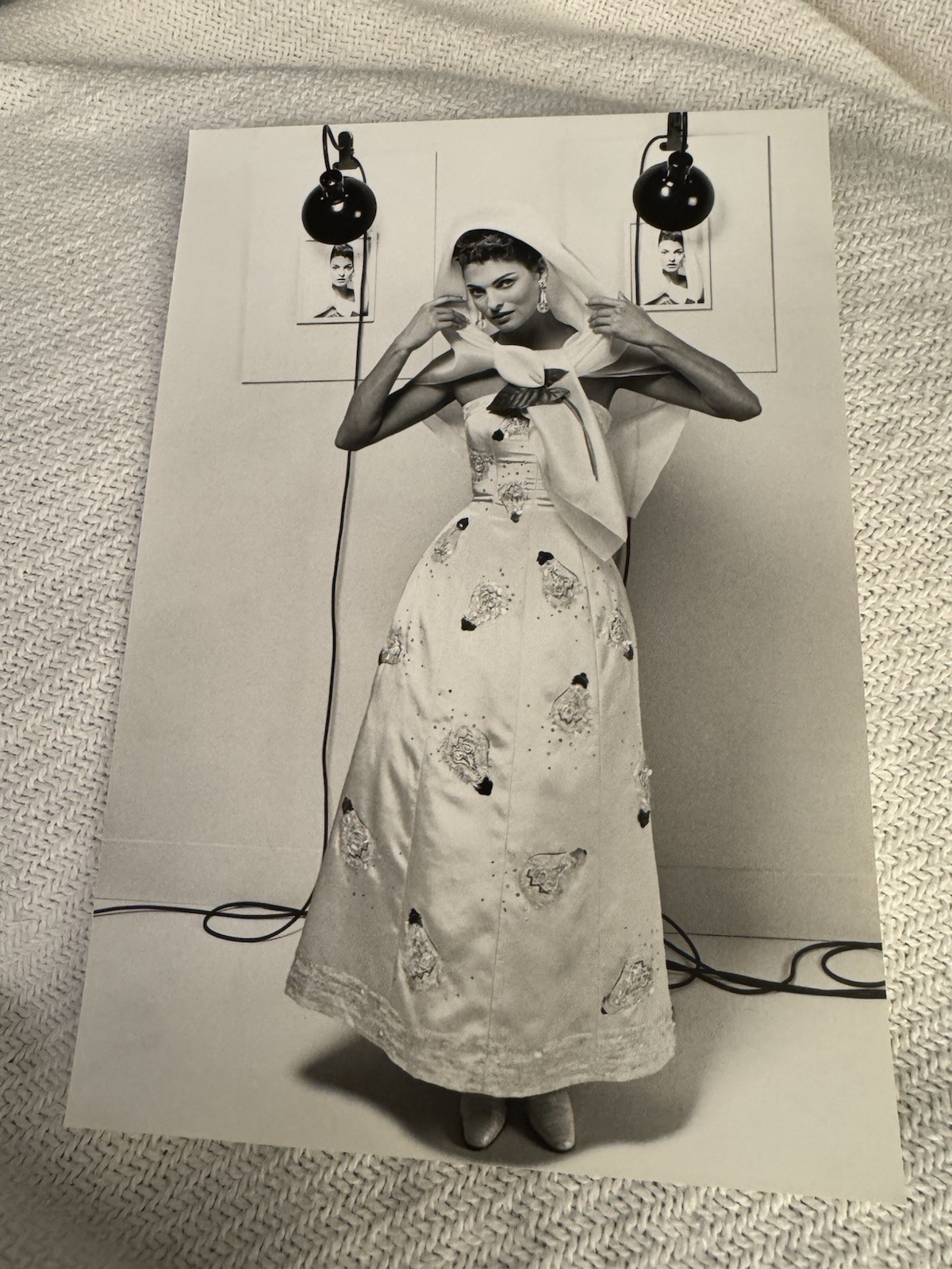 Chloe Runway Spring 1996 Written Invite Linda Evangelista Karl Lagerfeld RARE