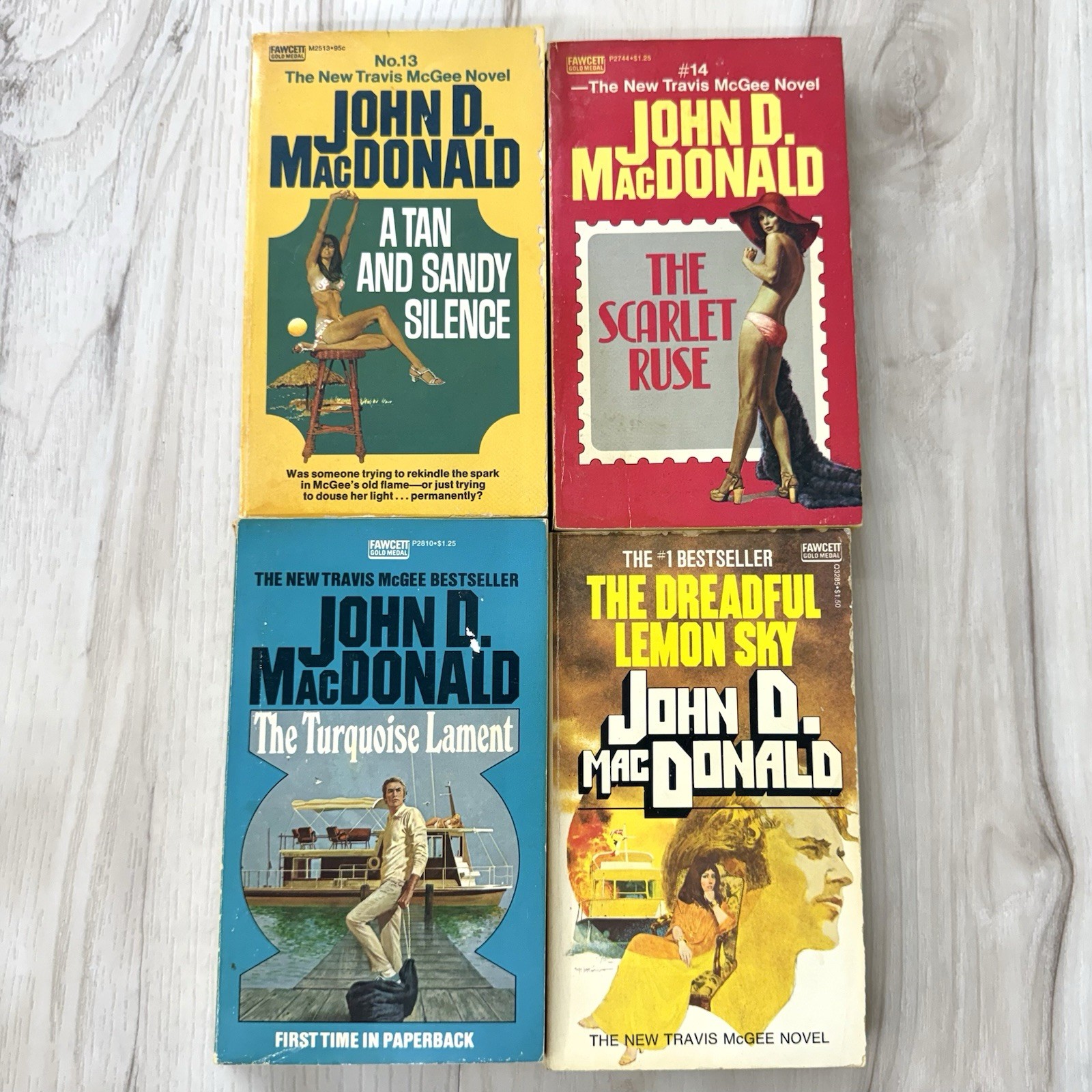 VTG Lot 36 John D MacDonald Paperback 20-Book Travis McGee Series Fiction Novels