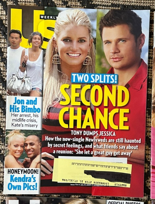 Vintage Lot of 6 US Weekly Magazines 2009 Celebrity Gossip Fashion Party Life