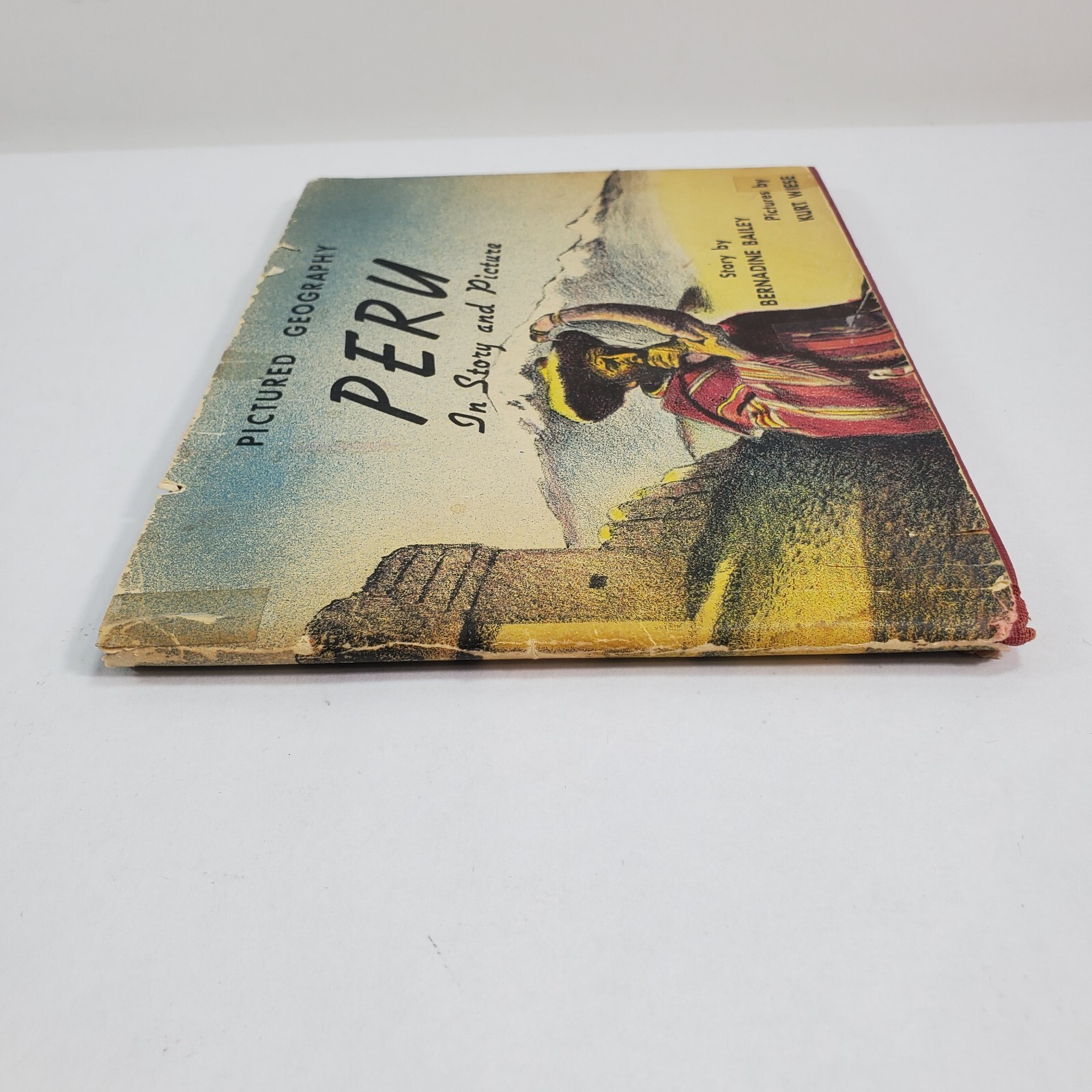 1942 Pictured Geography Peru In Story and Picture by Bernadine Bailey HCDJ