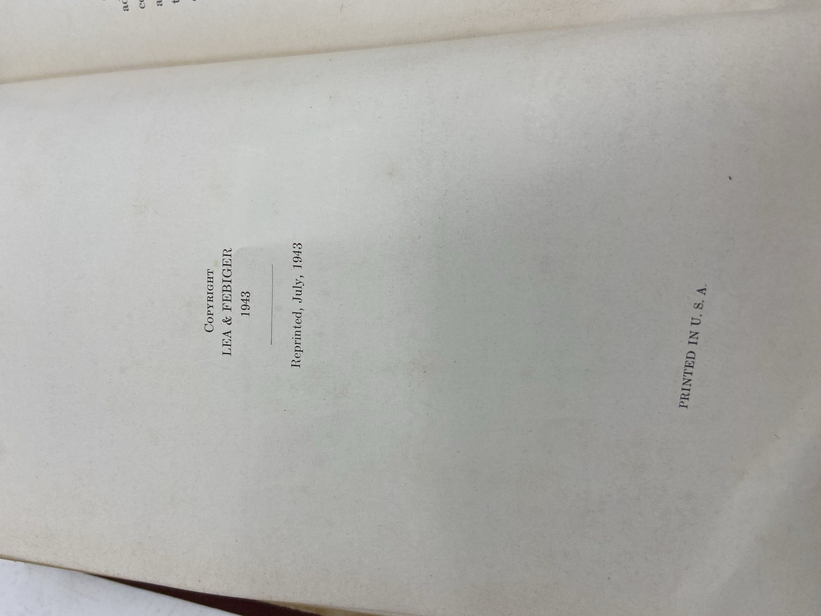 A Textbook Of Pathology by William Boyd Hardcover 1943 4th edition Fourth HBA