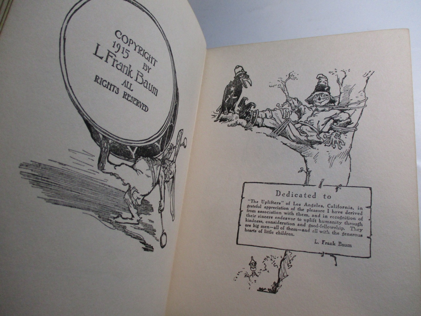 Scarecrow of Oz, L Frank Baum, Reilly & Lee, 12 Color Plates, 1923 Edition