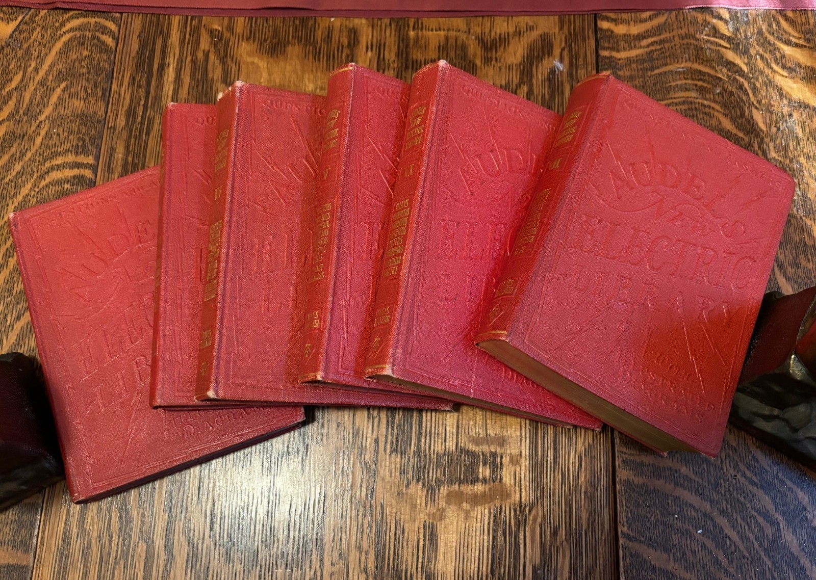 Audels New Electric Library Vol 1&2 4,5,6,7 in Good Condition