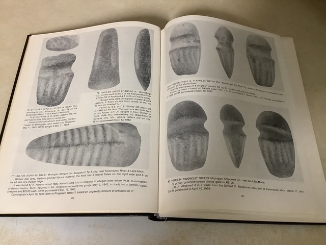 Fluted Axe Highsmith 1985 Indian Artifacts Stone Wisconsin Illustrated Fine Cond