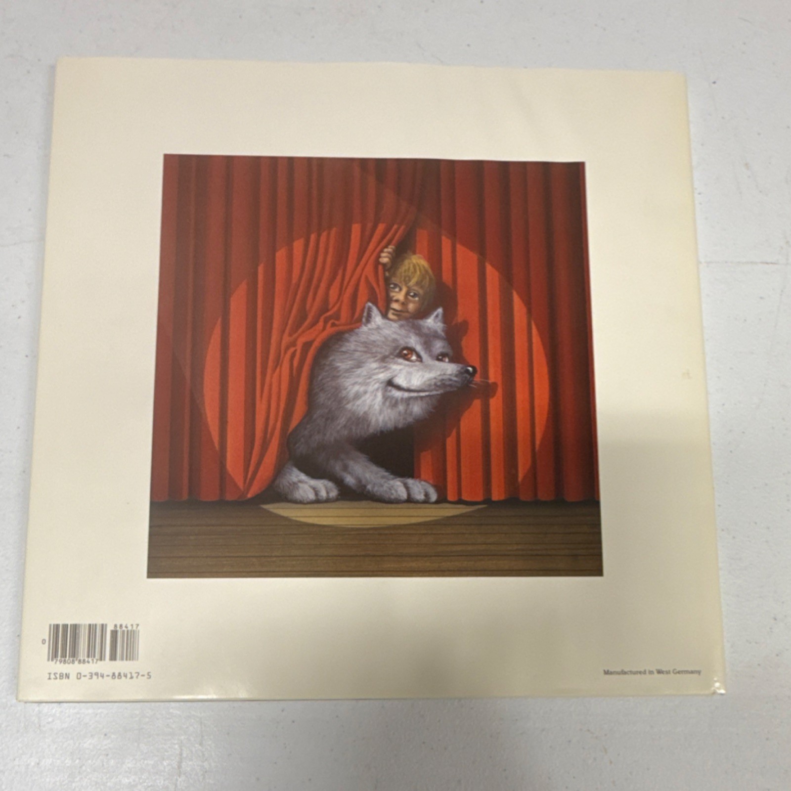 Peter and the Wolf by Prokofiev Loriot Hardcover Fairy Tale w/ Cassette.