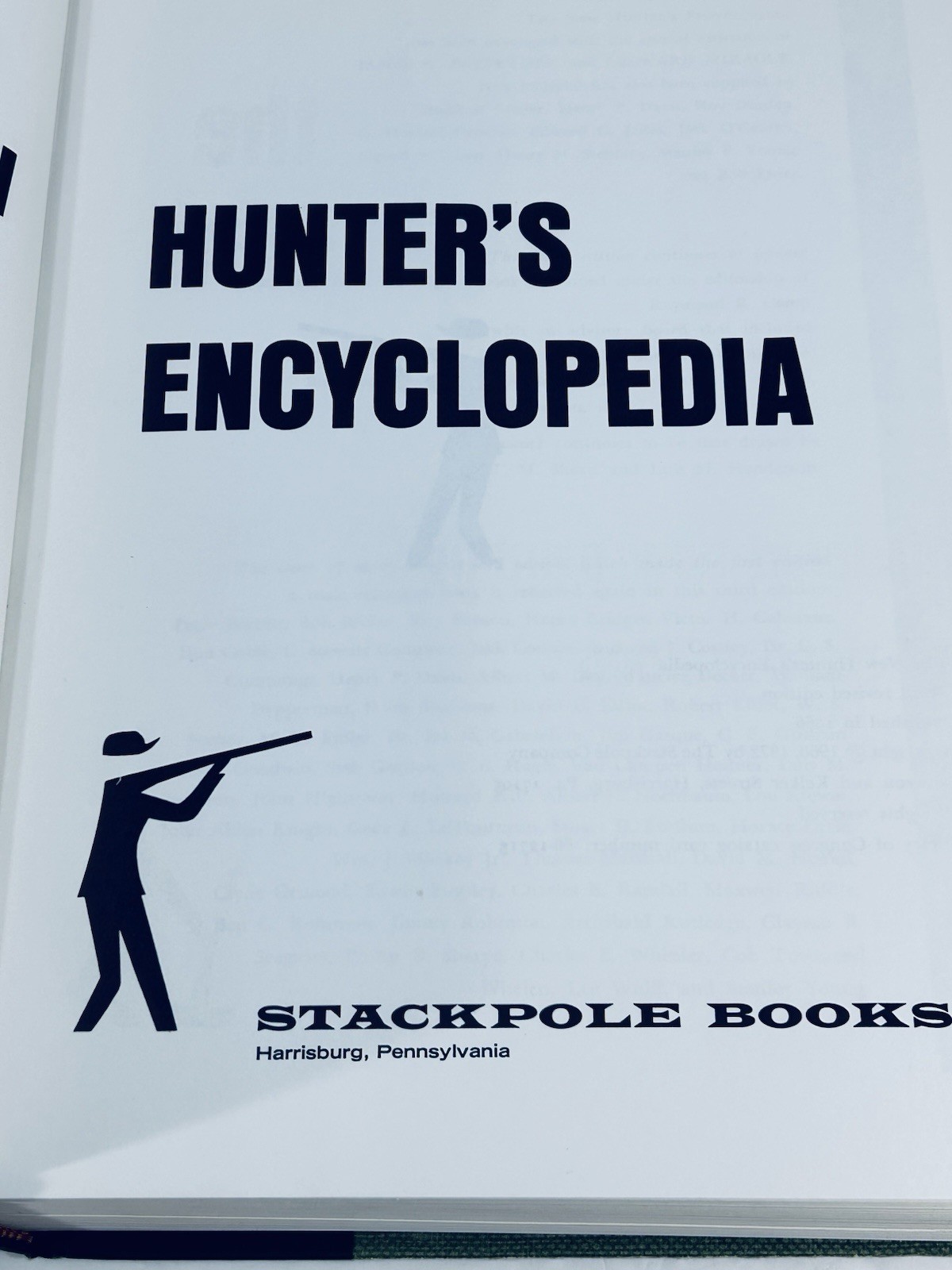 The New Hunters Encyclopedia 1972 3rd Edition 1054 Pages