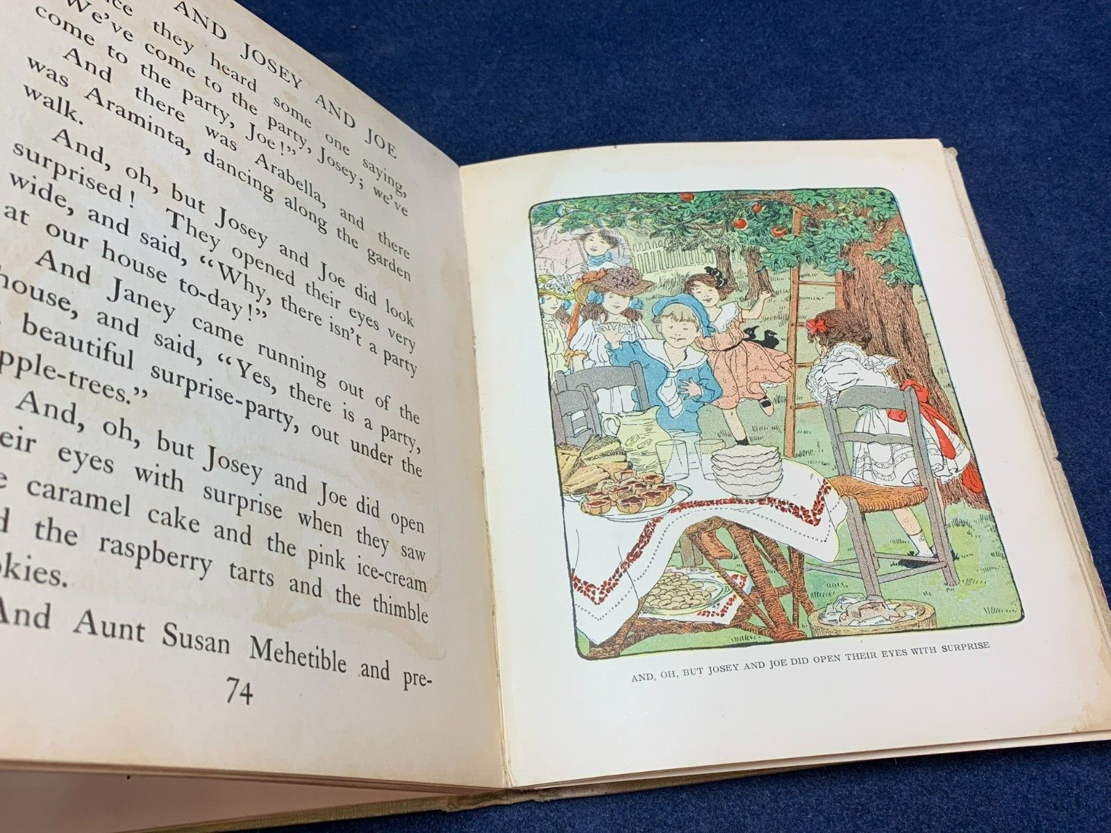 LOVABLE TALES OF JANEY JOSEY & JOE By Gertrude Smith 1904 BEAUTIFUL ILLUSTRATION