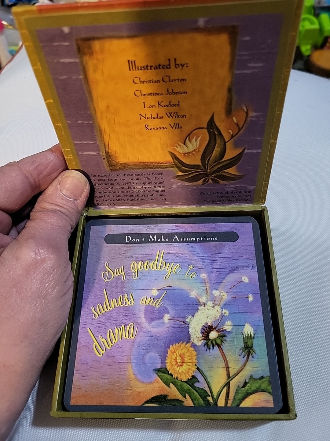 Toltec Wisdom 48 Cards The Four Agreements Don Miguel Ruiz True Happiness