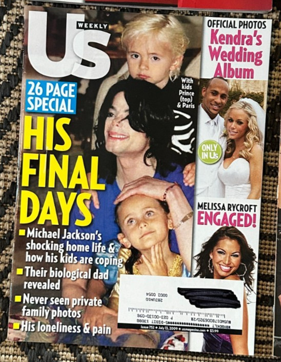 Vintage Lot of 6 US Weekly Magazines 2009 Celebrity Gossip Fashion Party Life