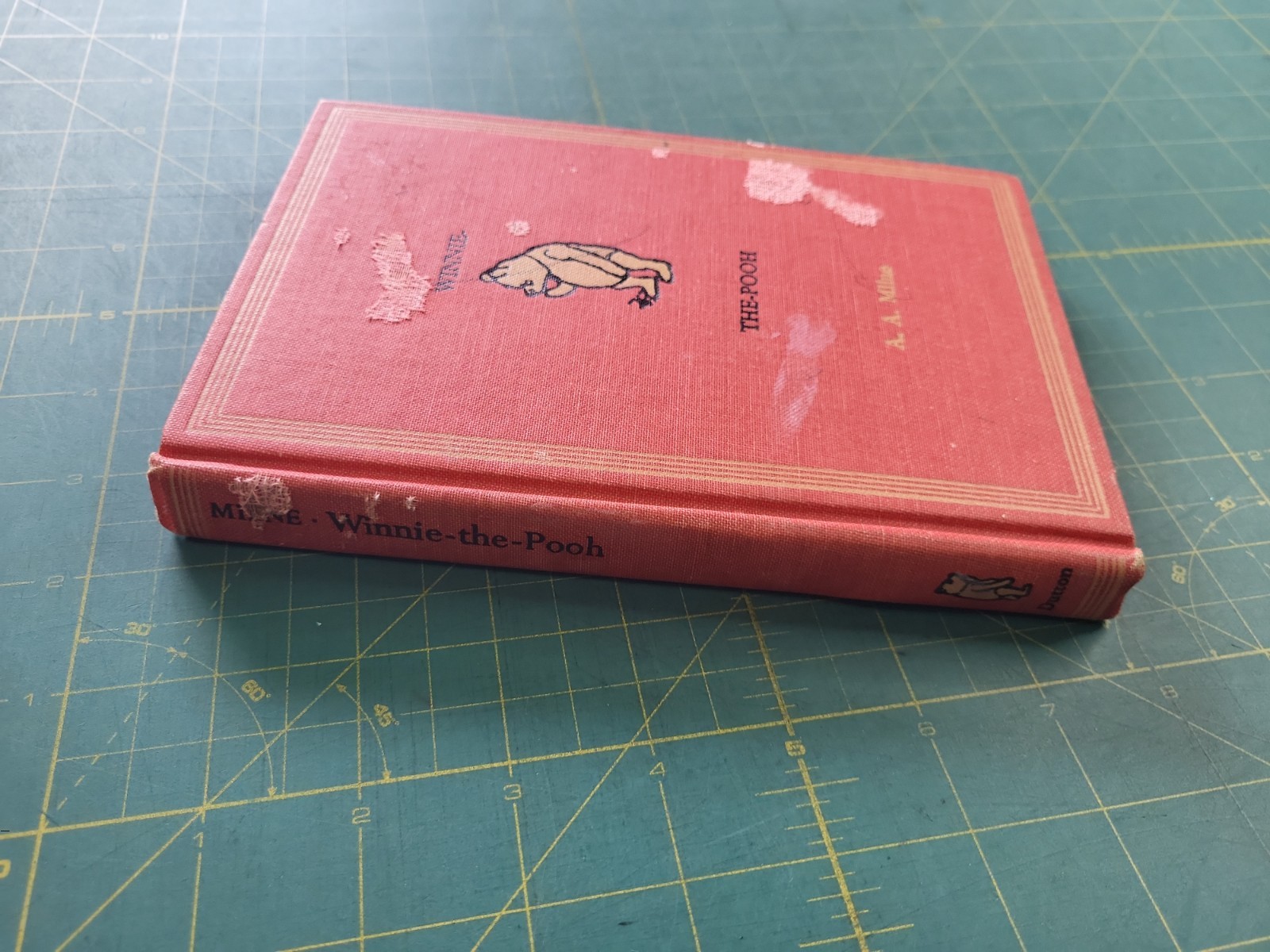 Winnie-the-Pooh by A.A. Milne 1961 E.P. Dutton Vintage Red Hardcover Illustrated