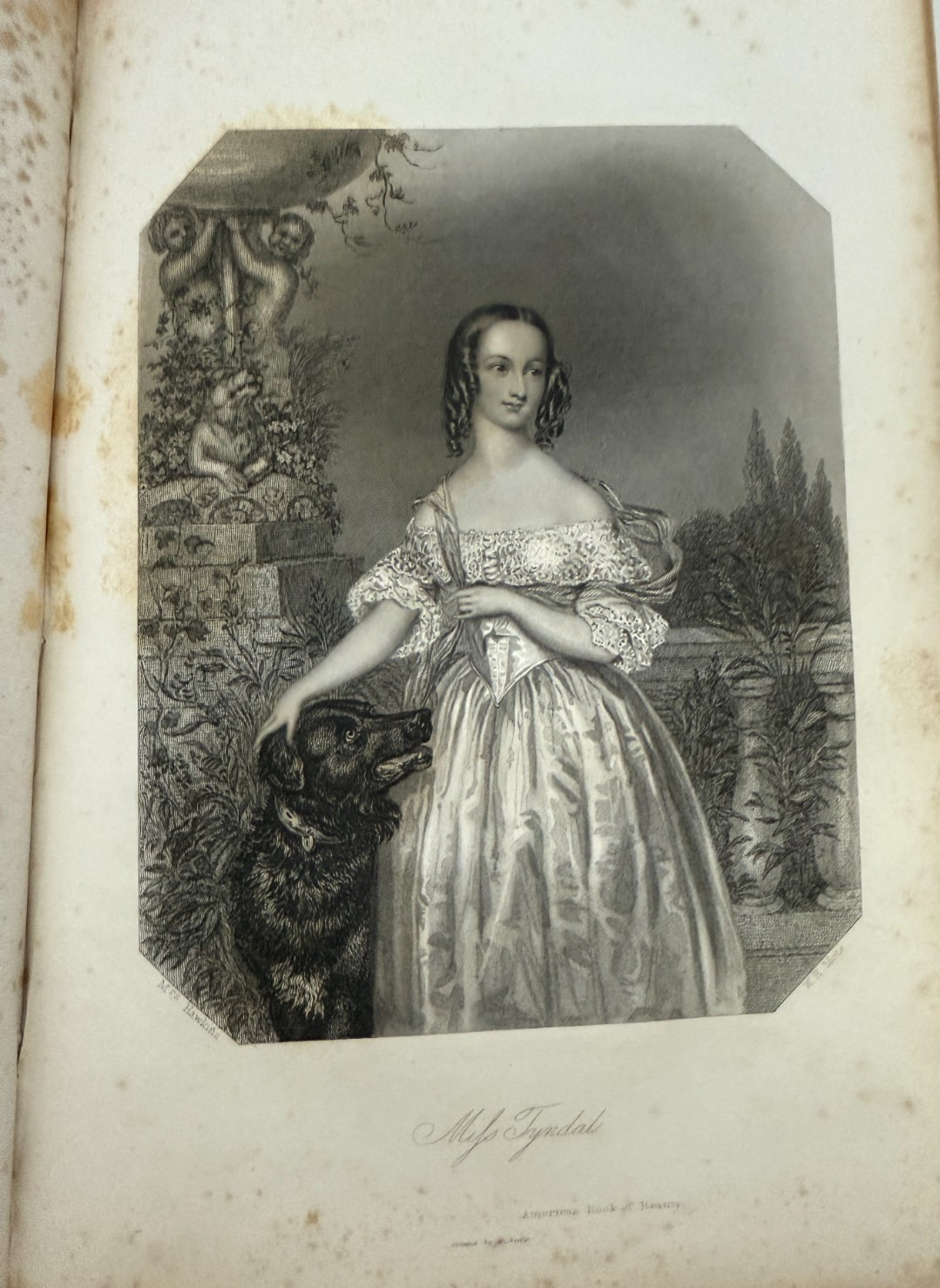 1850 The American Book of Beauty, Or, A Token of Friendship. – Gift Book