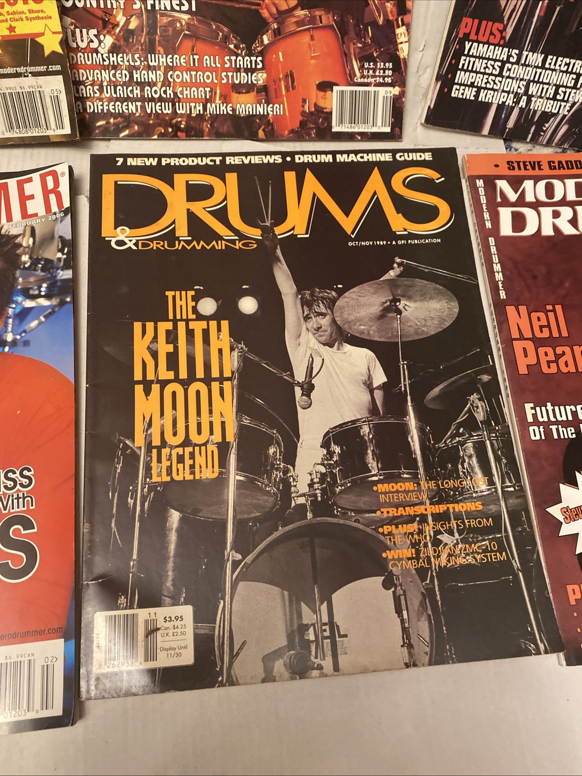 Modern Drummer Year 1990’s Magazines 12 issues vintage lot