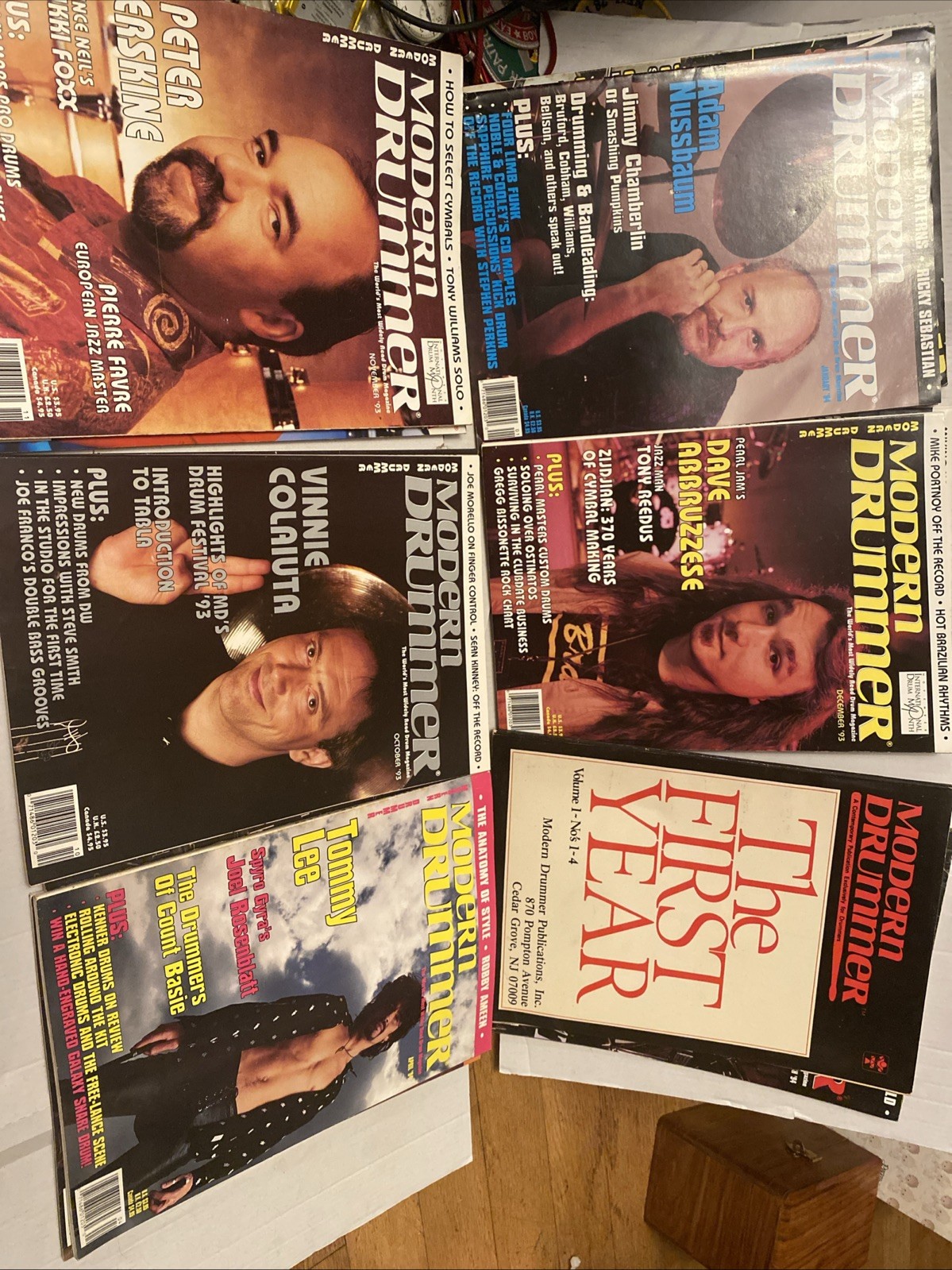 Modern Drummer Year 1990’s Magazines 12 issues vintage lot