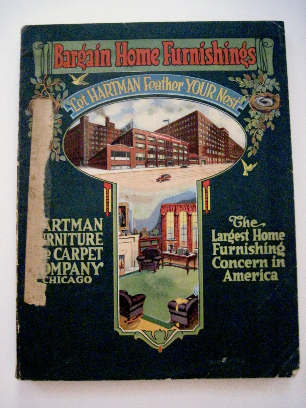 In Creditable 1923 Catalog «Bargain Home Furnishings» w/ 368 Pages of Items *