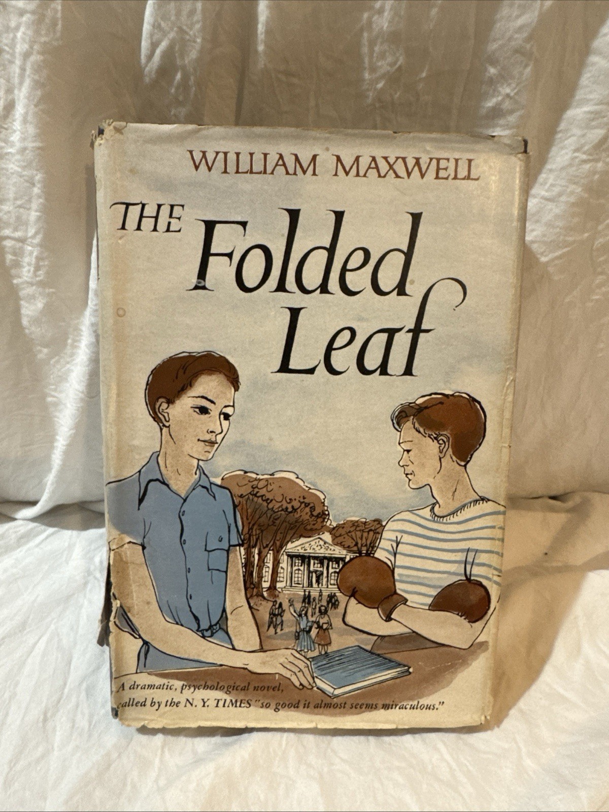 William Maxwell / The Folded Leaf «Forum Books First Printing» 1948 HC DJ