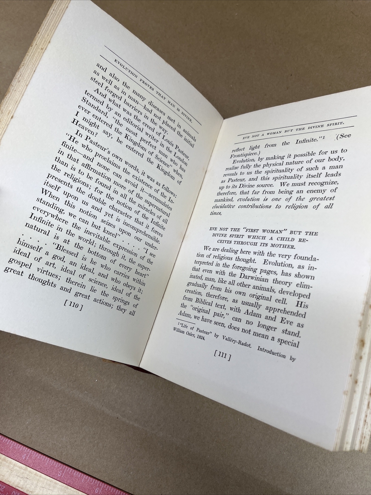 Vintage 1926 STRENGTH OF RELIGION AS SHOWN BY SCIENCE Book Charles E. deM Sajous