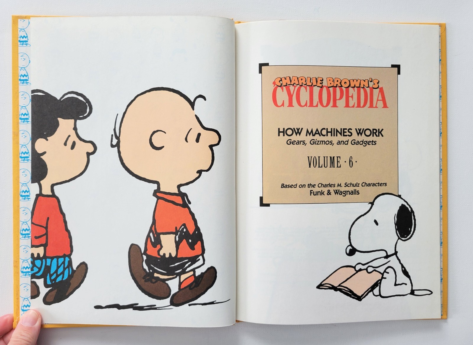 Vintage 1990 Charlie Brown’s ‘Cyclopedia HCs Lot of 5: Books 2 4 6 8 9