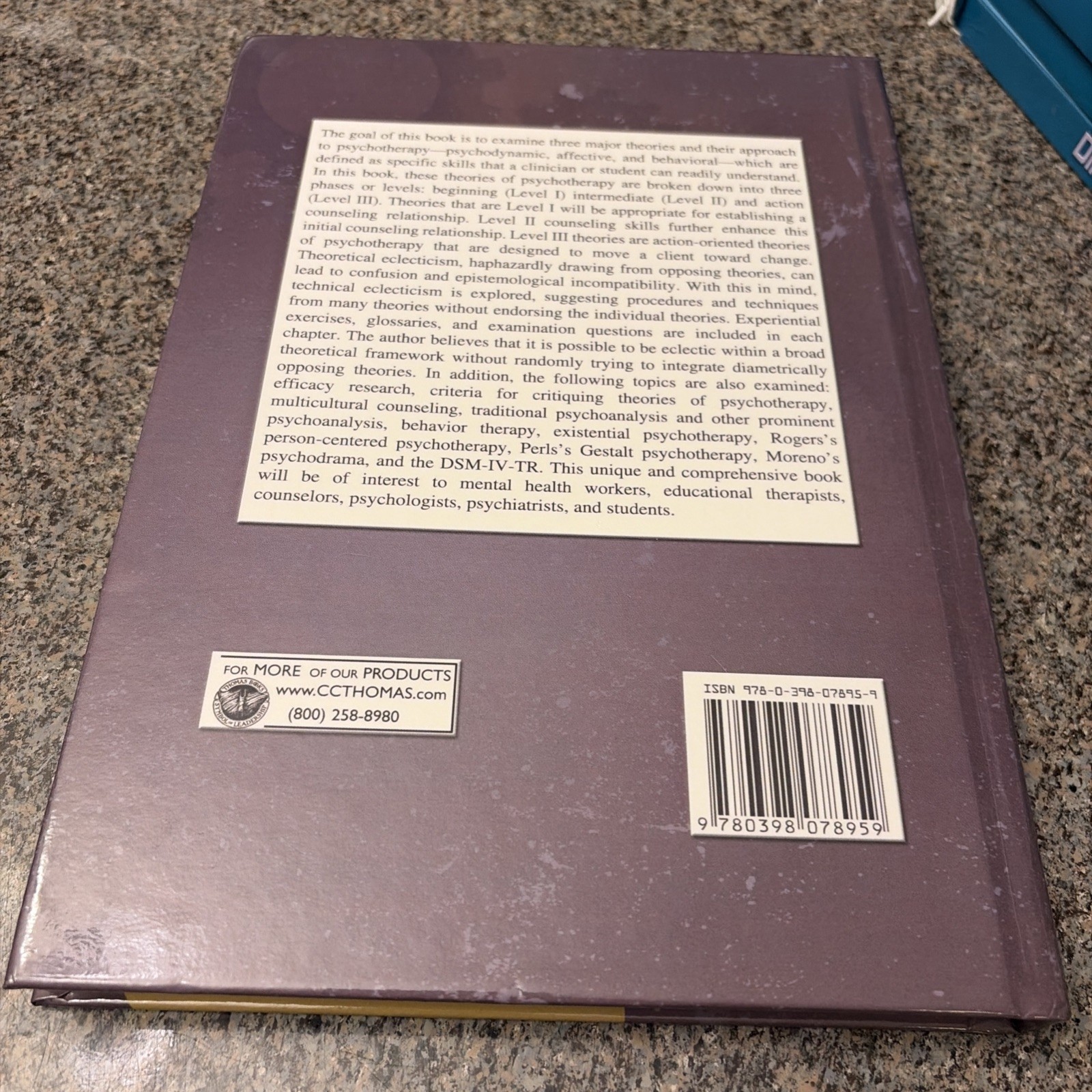Psychodynamic, Affective, & Behavioral Theories to Psychotherapy, by Sapp (New)