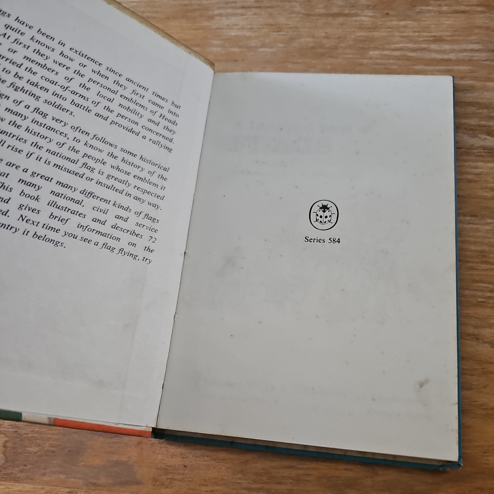 A Ladybird Book Of Flags Series 584 1st Edition David Carey J H Wingfield M8