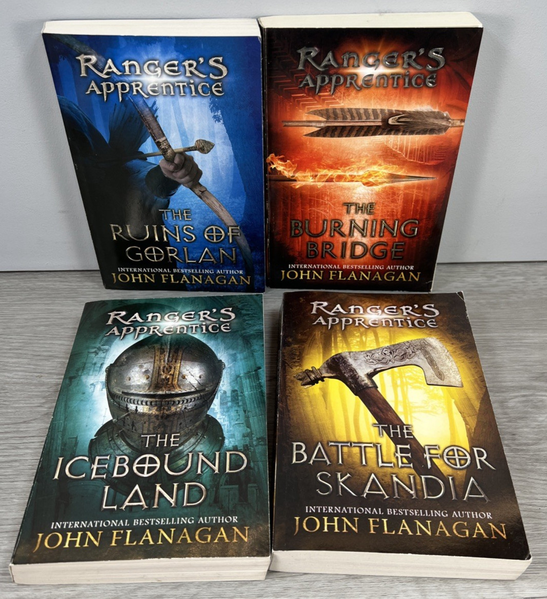 John Flanagan Ranger’s Apprentice Book Lot 1-11 Complete Fantasy Paperback – B