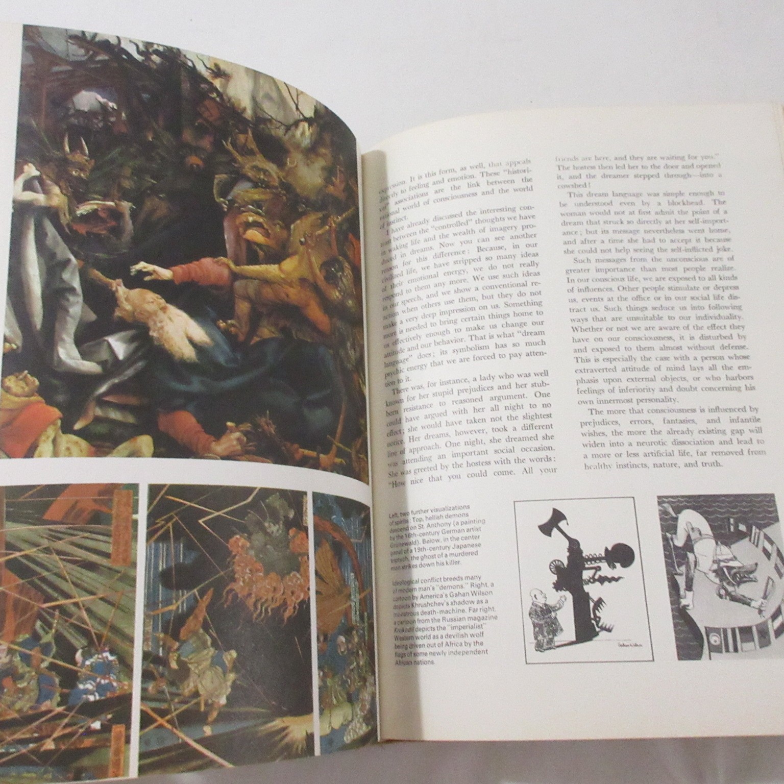Man and His Symbols Carl G. Jung Hardcover 1964 First Edition Psychology Spirit
