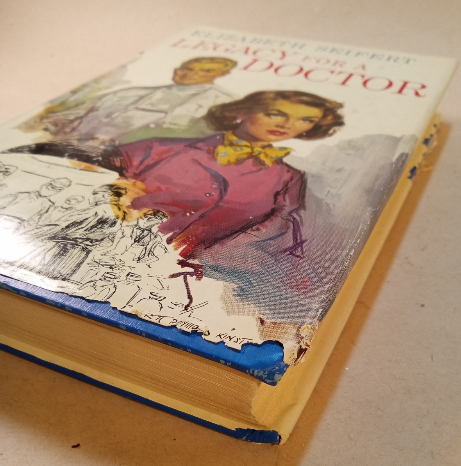 «Legacy For A Doctor» Novel. Vgt 1963. Elizabeth Seifert. 272 Pages. Sad Dust…